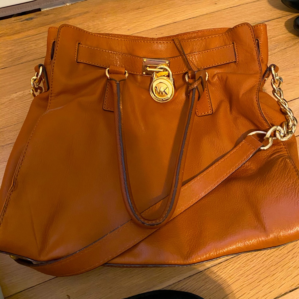 Michael Kors brown satchel bag, great condition!